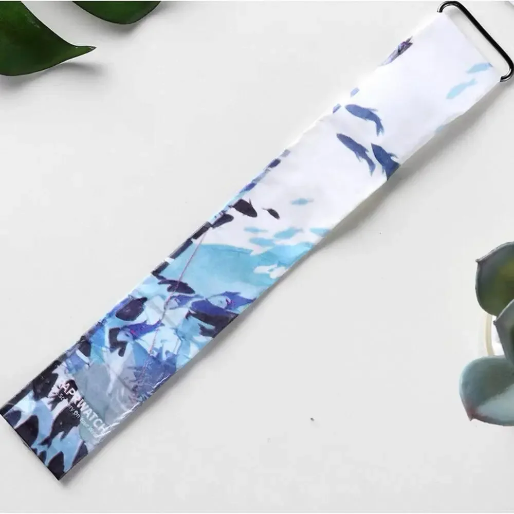 Magnetic LED Digital Paper Watch, Waterproof Printed Wrist Bracelet for Unisex